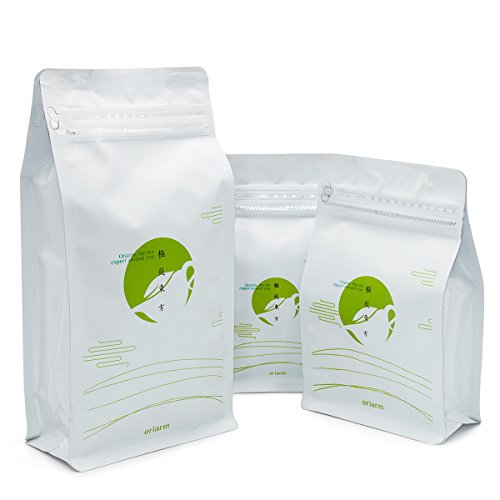 Oriarm Qingdao Laoshan Green Tea Loose Leaf - Chinese Cloud And Mist Tea Leaves - 100G (3.53-Ounce) Ziplock Resealable Bag #TOP5