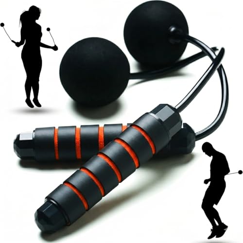 Corda de Pular Sem Fio Ajustável para Cardio e Exercícios