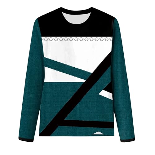 Women Sweater Geometric Print Round Neckline Pullover Slim Knitted Bottoming Shirt Tops Sweatshirt for Autumn2