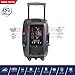 Naxa Electronics NDS-1516 Portable Bluetooth Party Speaker with Disco Light & Stand, 15-inch, Black