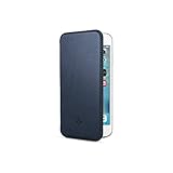 Twelve South SurfacePad for Apple iPhone 6/6s, midnight blue | Ultra-slim luxury leather cover + display stand