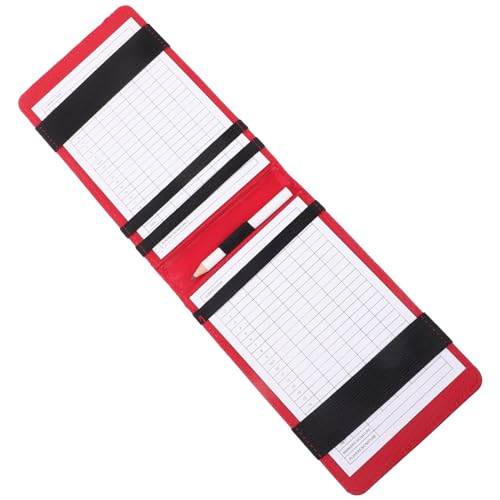 POPETPOP Golfs Score Notebook Outdoor Golfs Scorebook Simple Portable Record Book Protective Cover