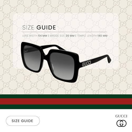 Gucci GG0418S Square Sunglasses For Women +BUNDLE with ACCESSORY EYEWEAR KIT3