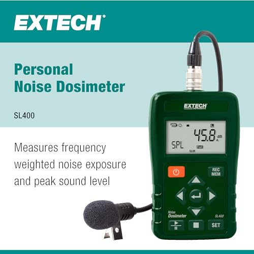 Extech SL400 Lärmdosimeter mit USB-Schnittstelle