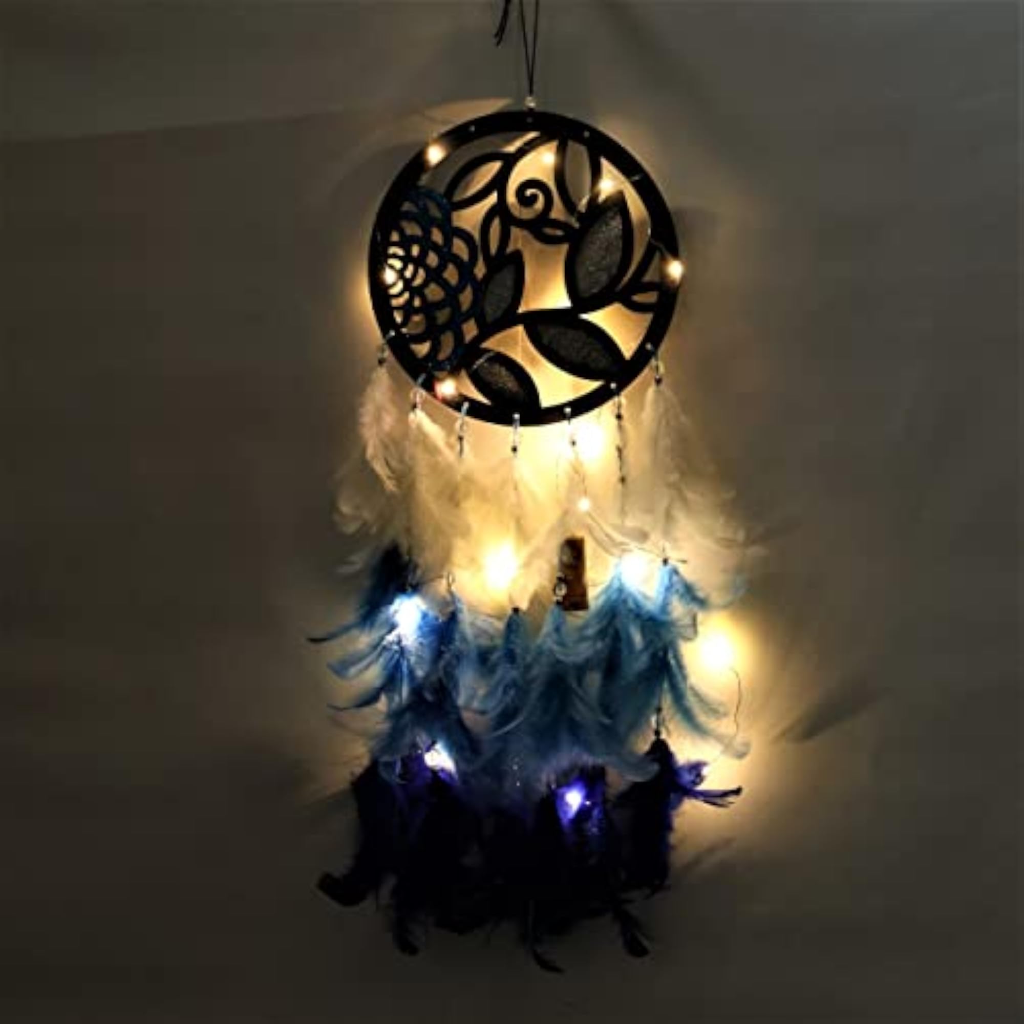 LED Light Design Dream Catcher, Wall Hanging Decor
