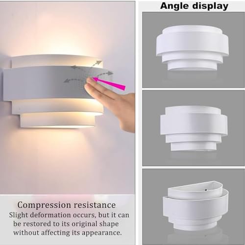 Iluminación decorativa para salón y pasillo con lámparas de pared interior E27 de metal 4
