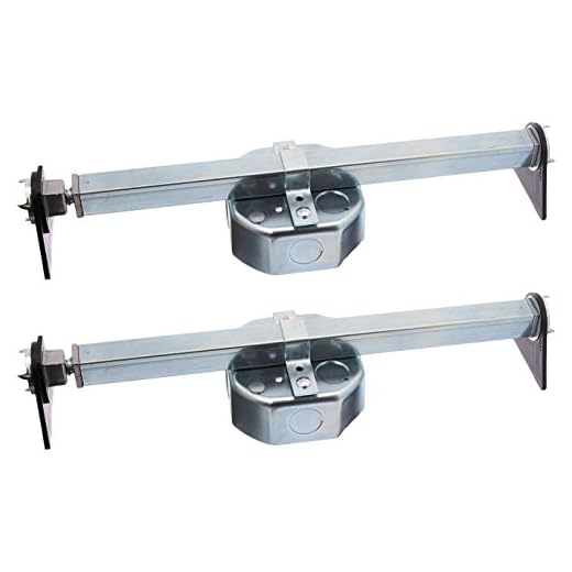 Westinghouse Lighting 0110000 Saf-T-Brace for Ceiling Fans, 3 Teeth, Twist and Lock - 2 Pack