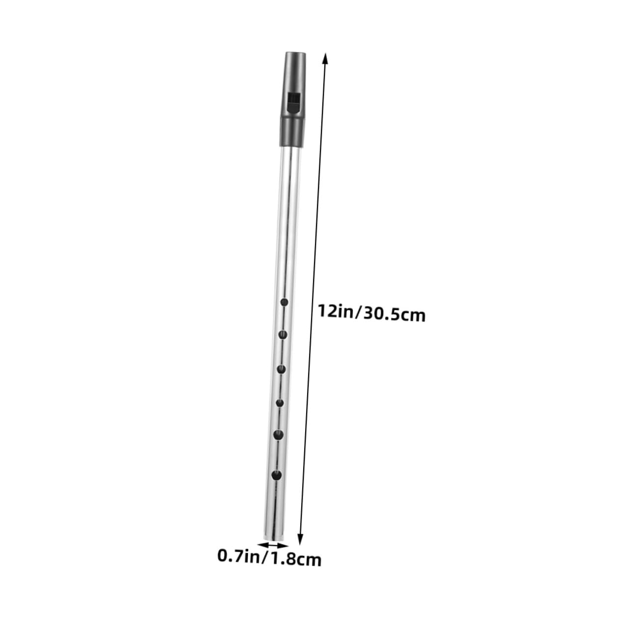 Abaodam 4pezzi Soprano Recorder d Key Metallo Per Principianti Strumento Musicale Portatile Per Pratica Flauto Sicuro e Leggero Ottimo Per Adulti