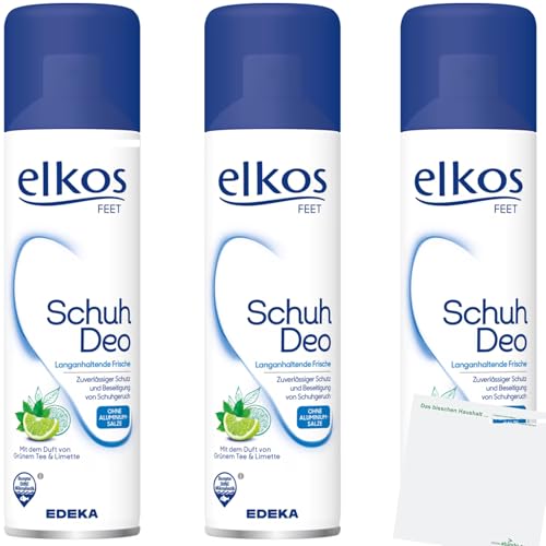 usy Bundle für Elkos Schuhdeo 3er Pack (3x200ml Flasche) + usy Block