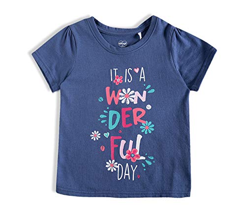 Camiseta It´s a Wonderful Day, TipTop, Meninas, Azul, 6