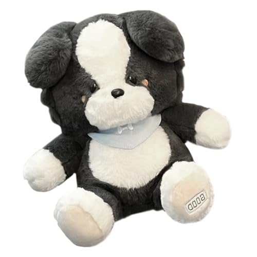 Perro de peluche | Juguete suave y realista con forma de cachorro de perro de 35 cm Muñeca - Perros de peluche para niños | Para seguridad y sueño relajante para niños, cumpleaños y Navidad
