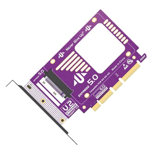 GMBYLBY PCIe5.0 NVMe Expansion Adapter Card for PCIExpress 5.0 Solid Disks Fits PCIExpressX4 Slot