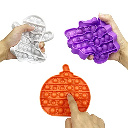 Jofan 4 Pack Halloween Fidget Sensory Pop Toys Packs for Kids Girls Boys Halloween Party Favors Halloween Treat Bags Gifts Stress Relief - image 2