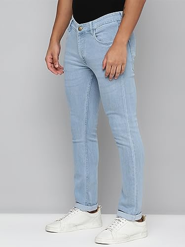 Image of Allen Cooper Relaxed Comfortable Mid Rise Denim Jeans for Men