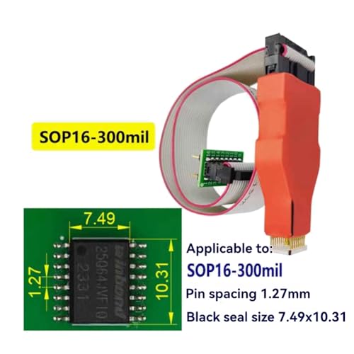Cable de descarga SOP16 300MIL para evitar soldar al programar memorias flash 4