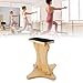 Vaveren Wooden stability board, Nonslip Balance Board for Cheerleading, Ballet stretching, Home Gym Flexibility central stability Strength Equipment, space-saving Portable Exercise surface
