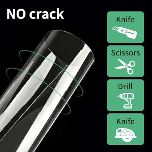 Image of 5 Pack 24X36 Plexiglass Sheets 0.04 inch Thick,1mm Clear Acrylic Sheet | Plexi Glass Panel for Diy Project, Craft, Window Glass, Picture Frame, Table Top,Acrylic Sign Cut with Saw or Hand Tools