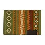 Options de taille : disponible en tailles 86,4 x 91,4 x 2,5 cm, cette couverture de selle s'adapte à différentes races de chevaux et types de selle, offrant une couverture et une stabilité optimales.