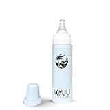 Waiu Insulated Stainless Steel Baby Bottle BPA-Free | Keeps Drinks Hot for 8 Hours, Cold for 24 Hours | 4 oz. (White)