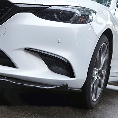 Jacbon fibra de carbono frente do carro luz de nevoeiro capa da lâmpada guarnição pára-choques molda