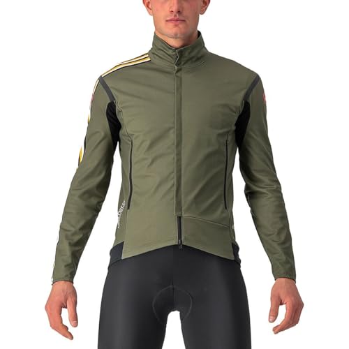 CASTELLI 4522501-075 UNLTD Perfetto RoS Sweatshirt Herren Military Green/Goldenrod Größe L