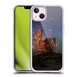 Head Case Designs Officially Licensed Royce Bair Balanced Rock Nightscapes Gel Case [Military Grade Protection] Compatible with Apple iPhone 13 and Compatible with MagSafe