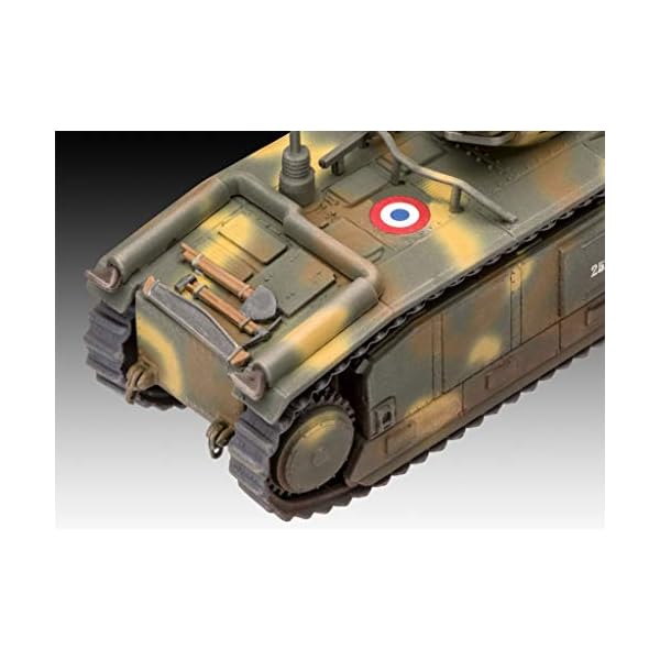 Revell GmbH 03278 3278 1:76 Char B.1 bis & Renault FT.17 Kunststoff Modellbausatz, Mehrfarbig, 1/76 – Bild 7