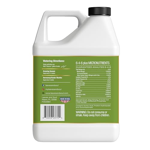 Leaves & Soul 6-4-6 Fertilizer