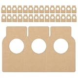 JEWEDECO 200 Stück Wiederverwendbare Flaschenetiketten aus Papier Doppelseitige Leere Weinflaschenetiketten für Flaschenlieferung und Party Kreative Beschreibbare Weinetiketten