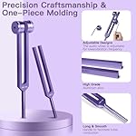 Tuning Forks for Healing Set — Includes 4 Frequency Tuning Forks (128Hz, 136.1Hz, 256Hz, 384Hz) and Reflex Hammer, Sound Healing Instruments for Chakra Sound Therapy, Yoga & Meditation Accessories - Image 4