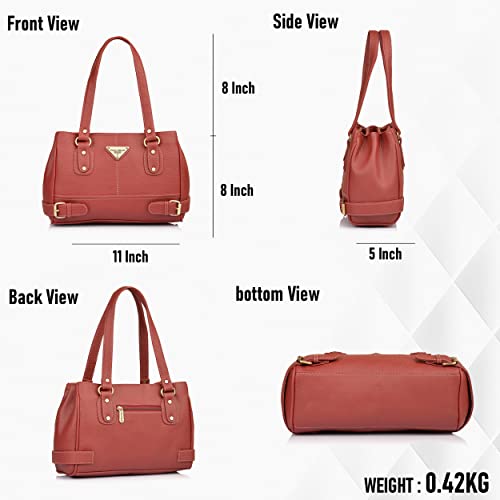 Image of Fostelo Women's Nightingale Satchel Tote Handbag for Women | Ladies Purse | Stylish Shoulder Bag | Gift For Women