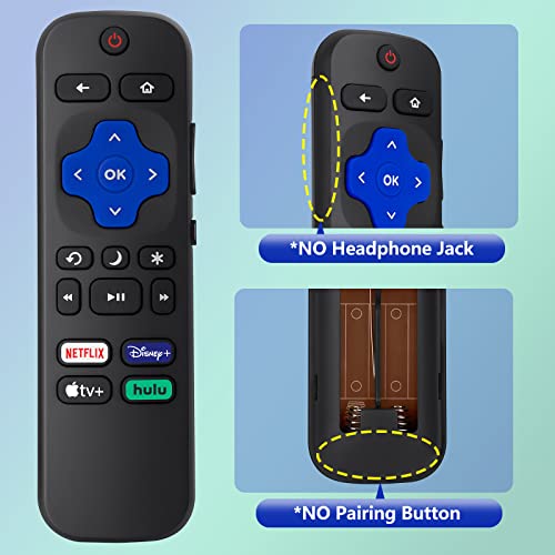 Swocny Universal Replacement Remote Compatible With Roku Tv, For Tcl/Hisense/Sharp/Philips/Jvc/Rca/Magnavox/Sanyo/Lg/Haier Roku Tvs #TOP3
