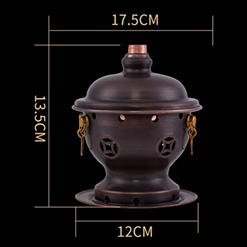 Olla de Cobre para Fondue y Hot Pot 17.5x13.5 cm miniatura 7