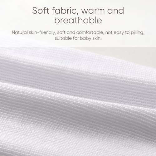 Newborn Baby Girl Hats Soft No Scratch Cotton Toddler Infant Beanie Caps Newborn Hospital Hat for Boy Girl 0-6 Months3