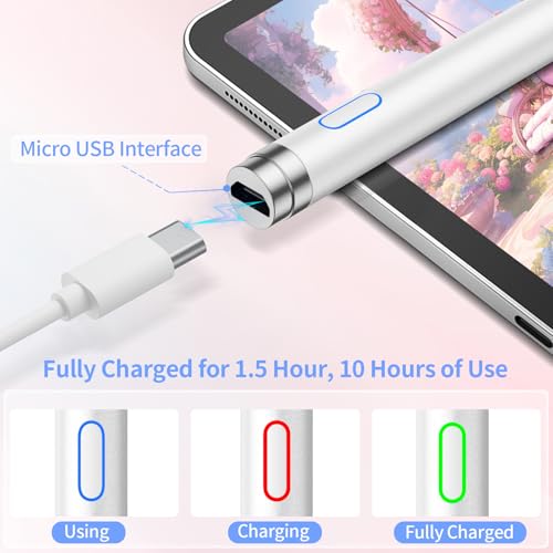 Stylet tactile capacitif pour dessiner et prendre des notes sur tablette