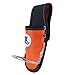 Zeluga ZL231 Utility Plier Holster and Rust-Resistant Steel Loop Hammer Holder, Fits 3in Tool Belts, Nylon Tool Holder Orange/Black