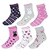 Produktbild TupTam Kinder Socken Bunt Gemustert 6er Pack für Mädchen und Jungen, Farbe: Mädchen 2, Socken Größe: 31-34