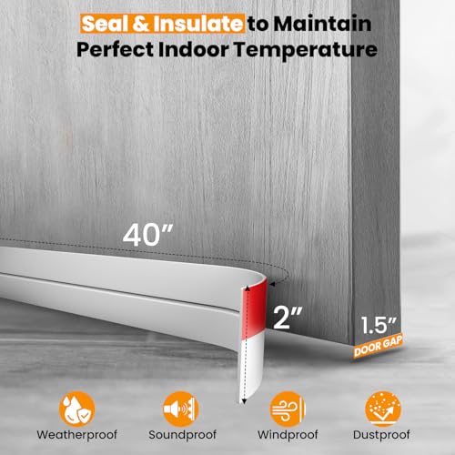 BEEST FULLSTOP Garage Door Insulation Kit w/ Seals & Window Films - 9x8 & 8x8 ft Single Garage Door Insulation Panels - Easy-to-Install 8 Pre-Cut 24x54 Foam-Core Panels w/ Tape, Cutter & Squeegee by BEEST - Image 9