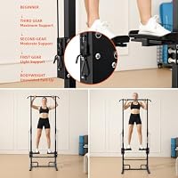 VigorEdge Assisted Pull Up Machine, Adjustable Pull Up Trainer with Foot Assistance Platform, Pull Up Bar Station for Beginners Adults, Home Gym Equipment for Back, Arm & Upper Body Workout, 330LBS Capacity — image 2
