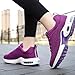 Toumov Womens Running Shoes Mesh Breathable Gym Work Fashion Sneakers Lightweight Arch Support Walking Shoes Non-Slip Tennis Sneakers Workout Gym Training Sneaker Trainers Purple