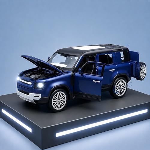 Image of GRAPHENE 1:36 Scale Die Cast SUV Pull Back Toy Car for Kids Boys Girls 2+yrs Metal Miniature Model Openable Doors Light Engine Sound Friction Toy Vehicle Realistic Design Premium Collectible Toy Cars
