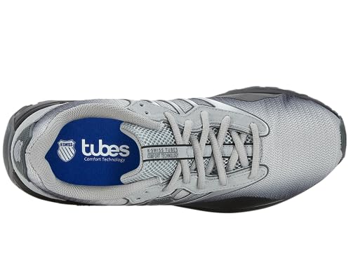 K-Swiss Men's Tubes Sport Training Shoe, Highrise/Black/Urban Chic, 10.5 M