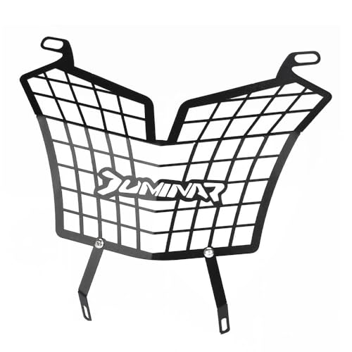 Grille de protection phare moto Dominar 250 blindage robuste noir