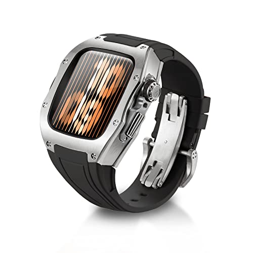 Boîtier Apple Watch 45mm évite les rayures coque métal antichoc robuste