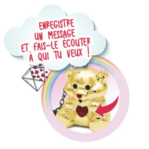 Coccolotti Love & Tell Oh My Gold, Gold, Talking Plush Toy with Recordable Voice Message - Image 2