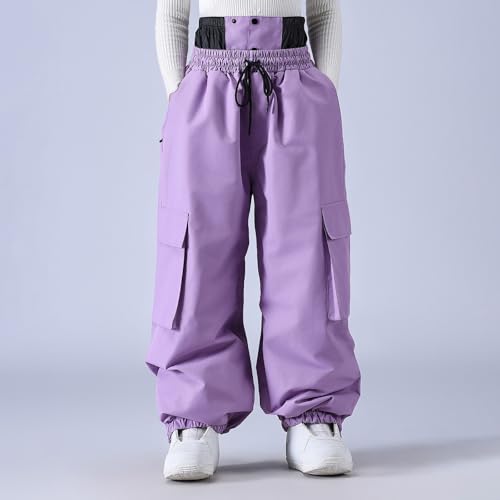 Pantalones de esquí resistentes al viento y aislados para invierno 3