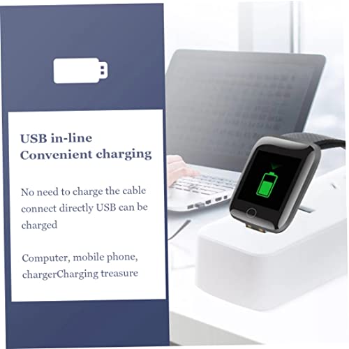 SunaOmni Smart Watch Wireless Smart Bracelet 116Plus Phone Fitness Watch Waterfof Blutdruck Test für Männer Frauen Red Smartwatches - Image 5