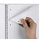 Herlitz Collegeblock x.book A4, Lineatur 22, 80 Blatt, Rand innen, 5 Stück