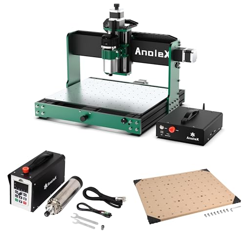 AnoleX CNC Router 4030-Evo Ultra 2 with 1.5kw Spindle Kit and MDF Spoilboard