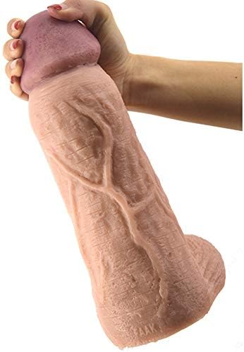 Love Love Toy 10.8 Inch Dual Density Silicone Hands-Free Women Toy's Toys for Life-Like Experience (Flesh) Only Sold by"CATCA-US"